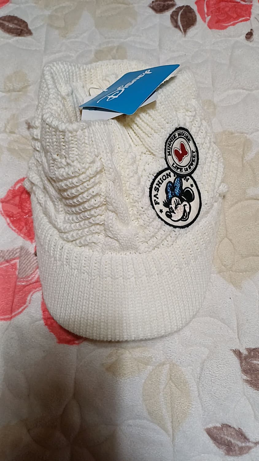 디즈니골프 미사용 미니마우스 니트모자 Free 상품이미지1