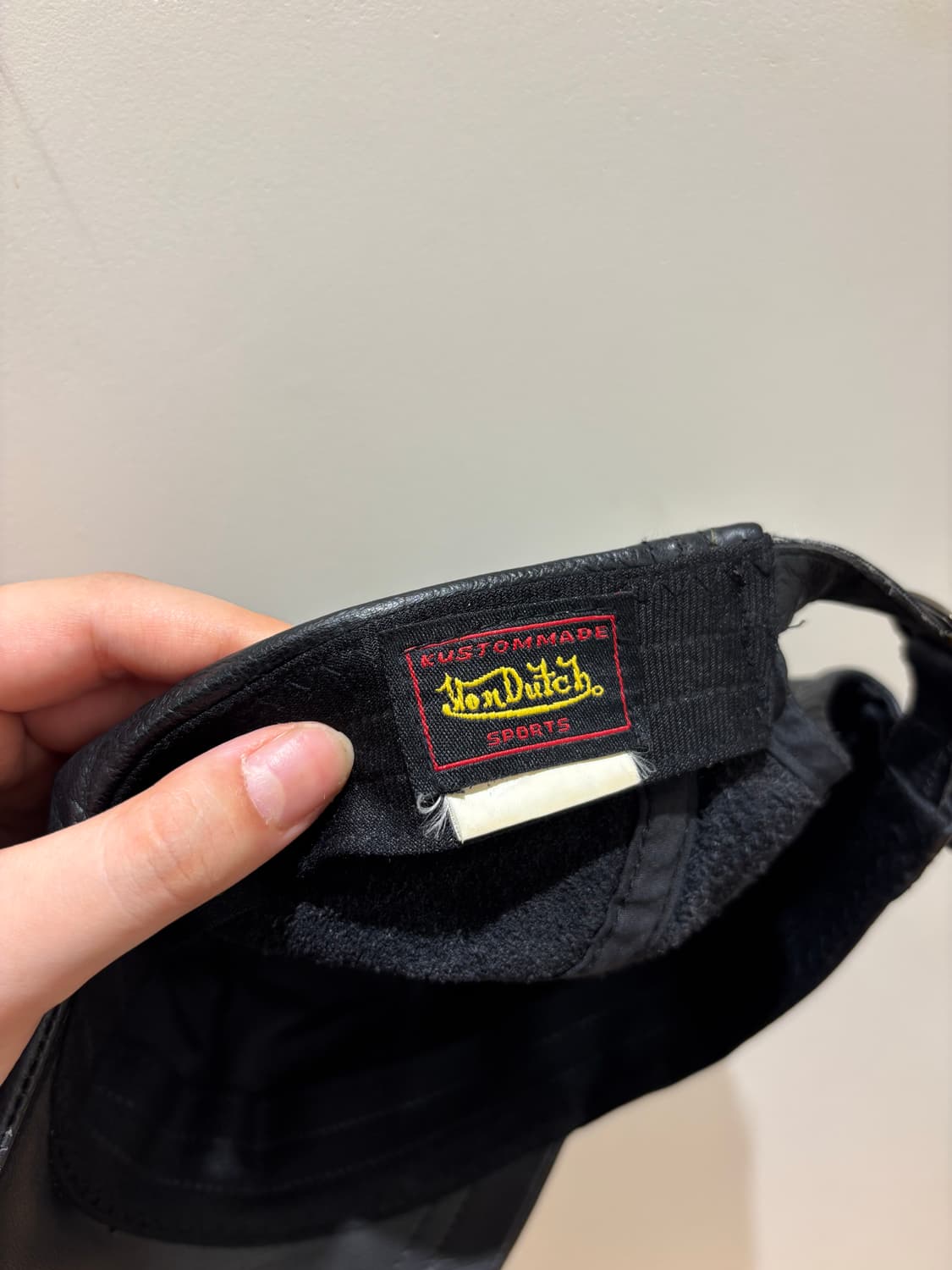 Von Dutch leather cap 상품이미지3