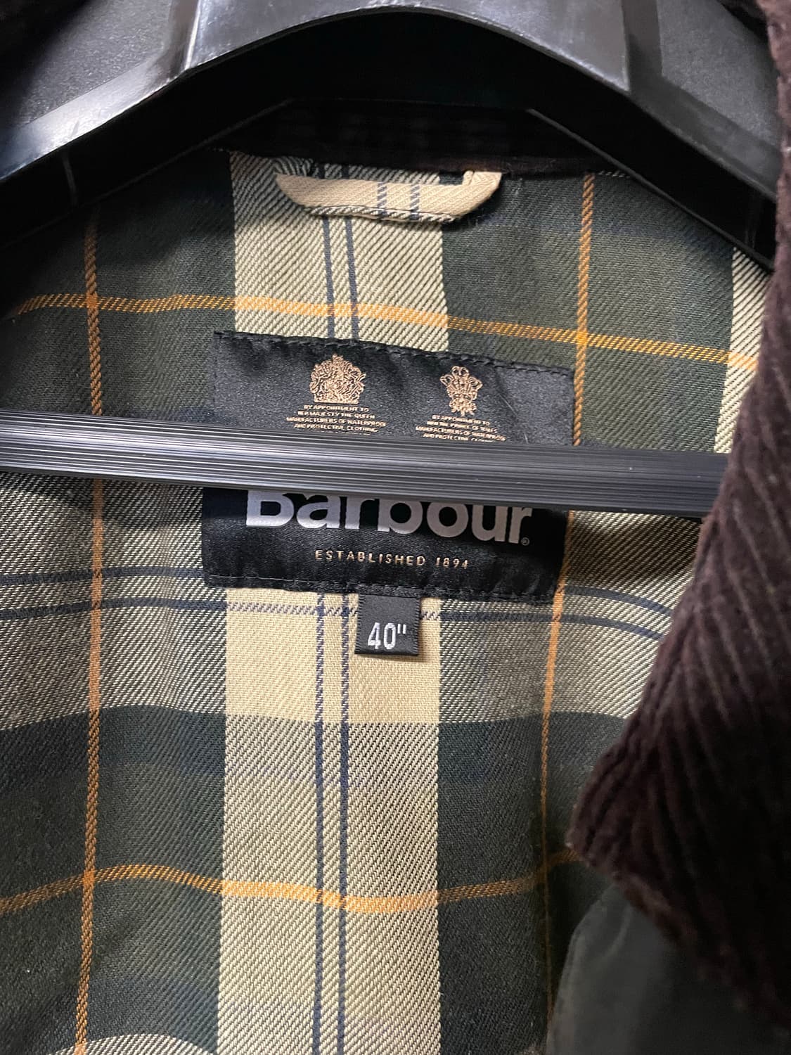 바버 트랜스포트 왁스 자켓_ 풀구성 40(105) 사이즈 판매합니다 상품이미지4