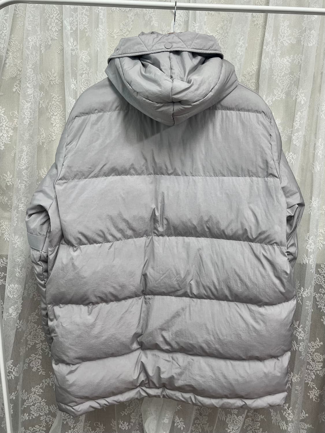 XL) 나이키 조던 윙스 다운 파카 덕다운 패딩 그레이 상품이미지2