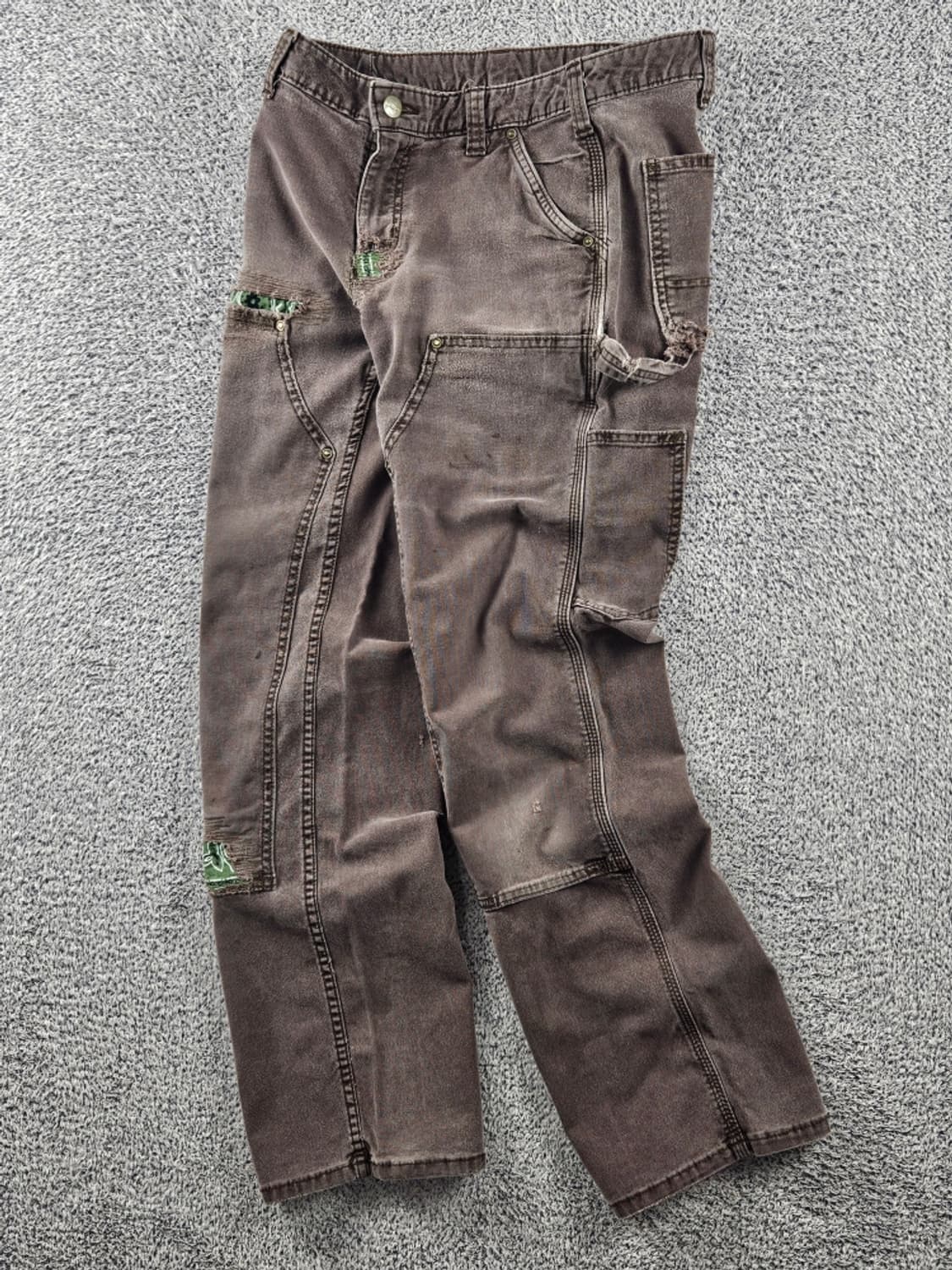 칼하트 리페어 코튼캔버스 더블니 워크 팬츠(27X30추정) / 11062 상품이미지2