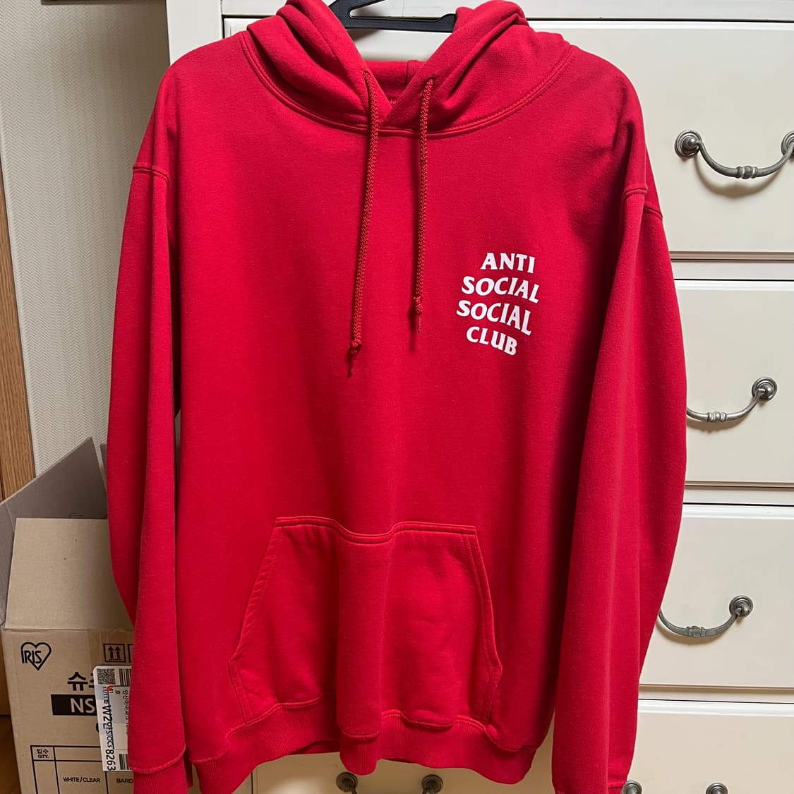 [L] 안티소셜클럽 후드티 상품이미지1