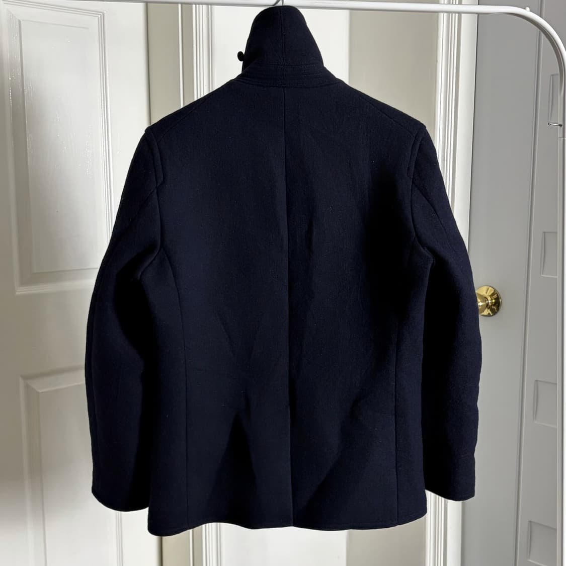 Havard 하이넥 피코트 네이비 상품이미지6