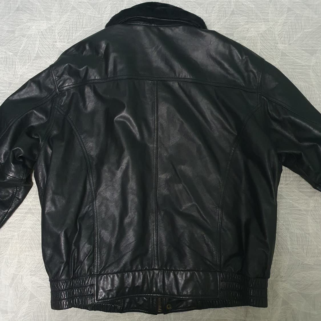 빈티지 가죽 봄버 자켓  상품이미지4
