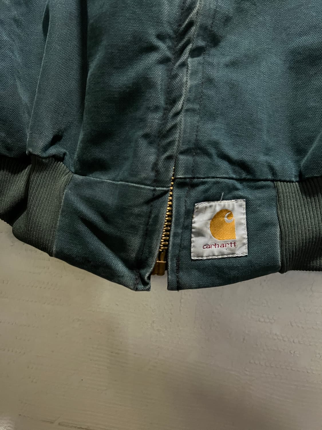 [2XL]칼하트 USA J14 산타페 헌터그린 캔버스 워크 자켓 상품이미지5