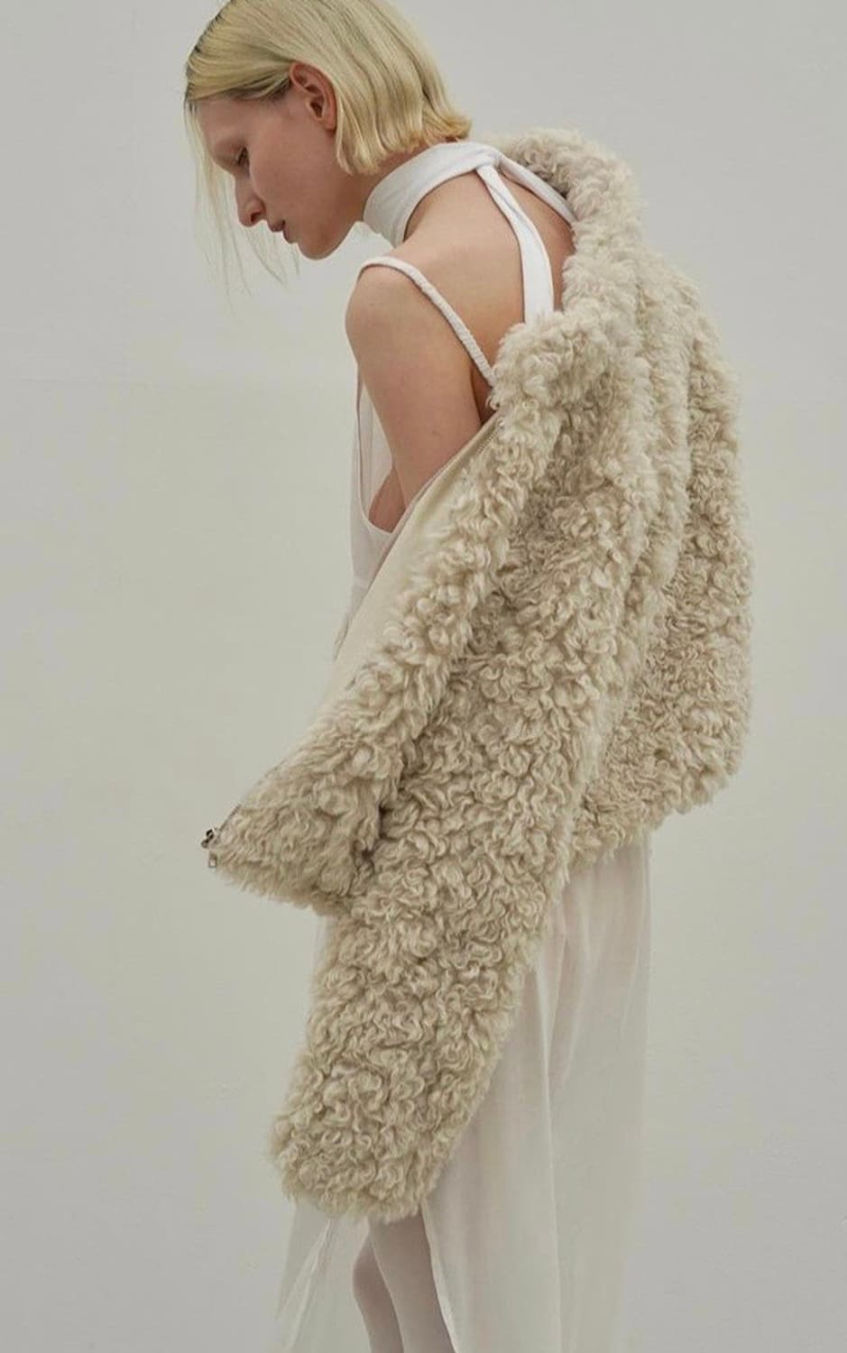 Londonflat 런던플랏 윈터 양모 퍼 자켓 상품이미지2