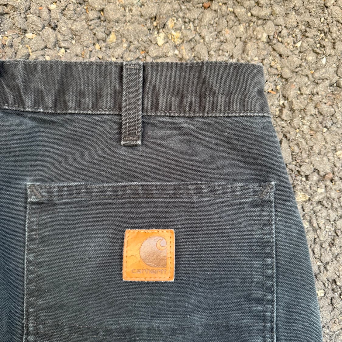 빈티지 칼하트 B11 BLK 싱글니 카펜터 팬츠 상품이미지8