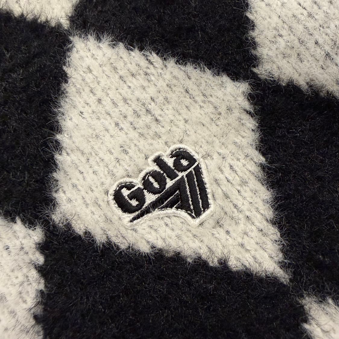 [M] Gola 골라 아가일 패턴 니트 블랙/화이트 B331 상품이미지4