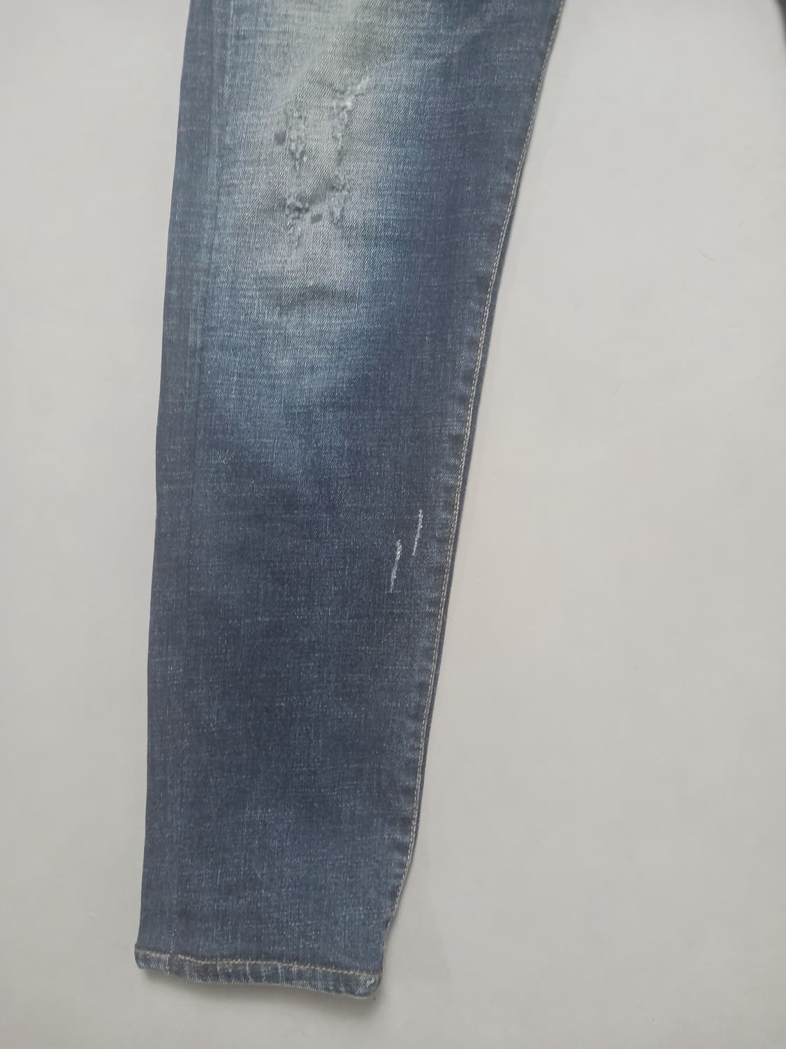 [32] 디스퀘어드2 녹워싱 셀비지 슬림진 청바지 상품이미지3