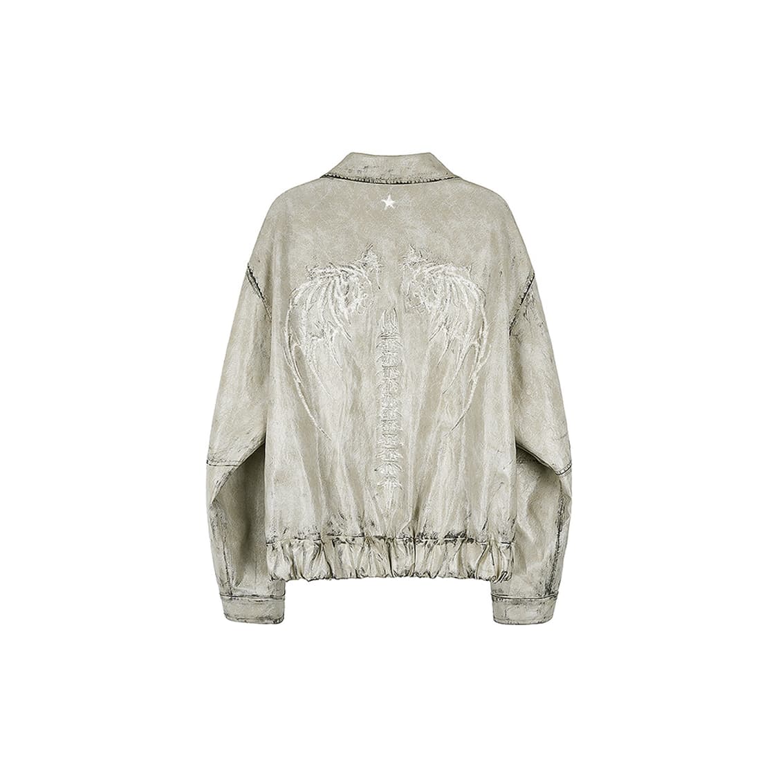 Bonnae 본네 레더자켓 EMBROIDERED JACKET IVORY 상품이미지1