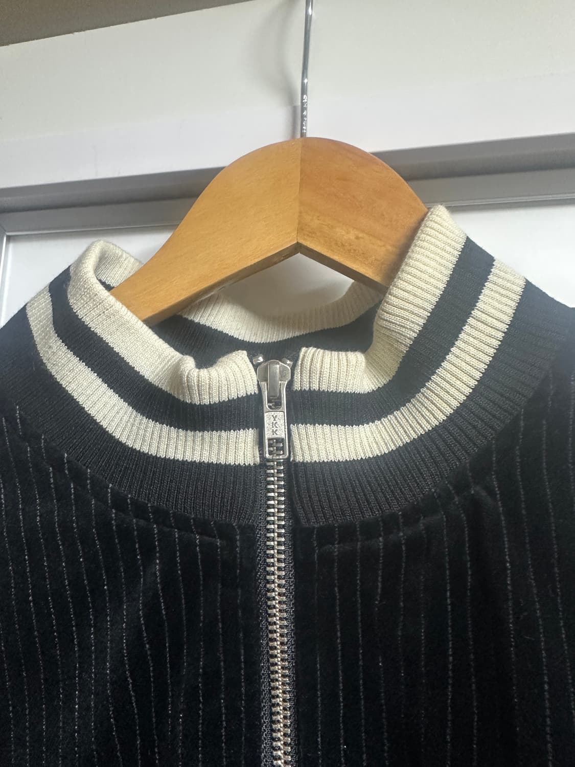 (L) 유스 벨벳 스트라이프 트랙 상품이미지2