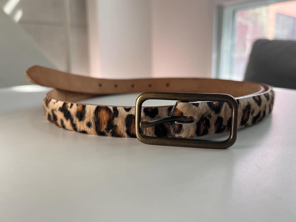 J.crew 레오파드 송치 벨트 made in italy 상품이미지1