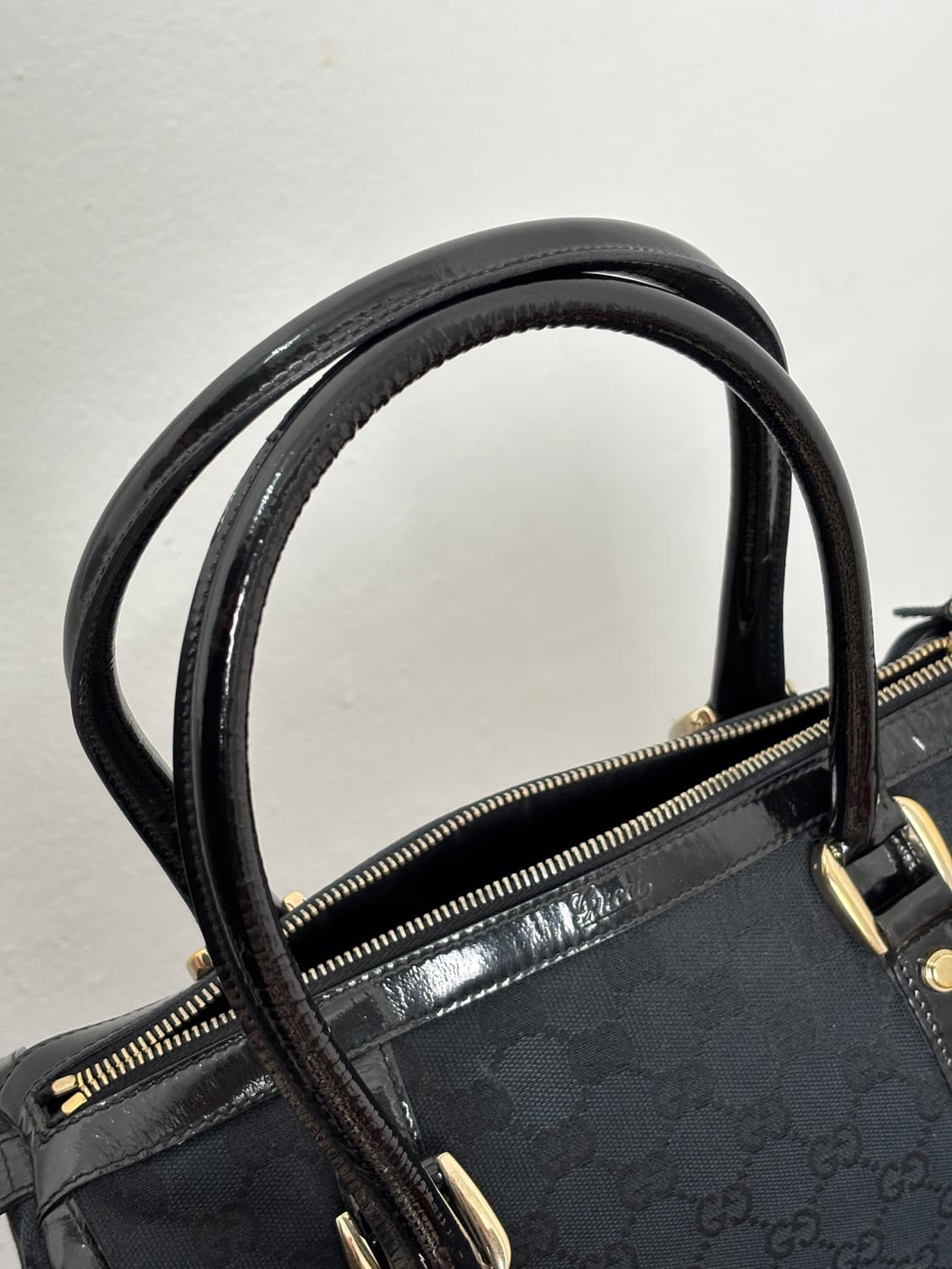 Old Gucci 00s GG Canvas Boston Bag 상품이미지6