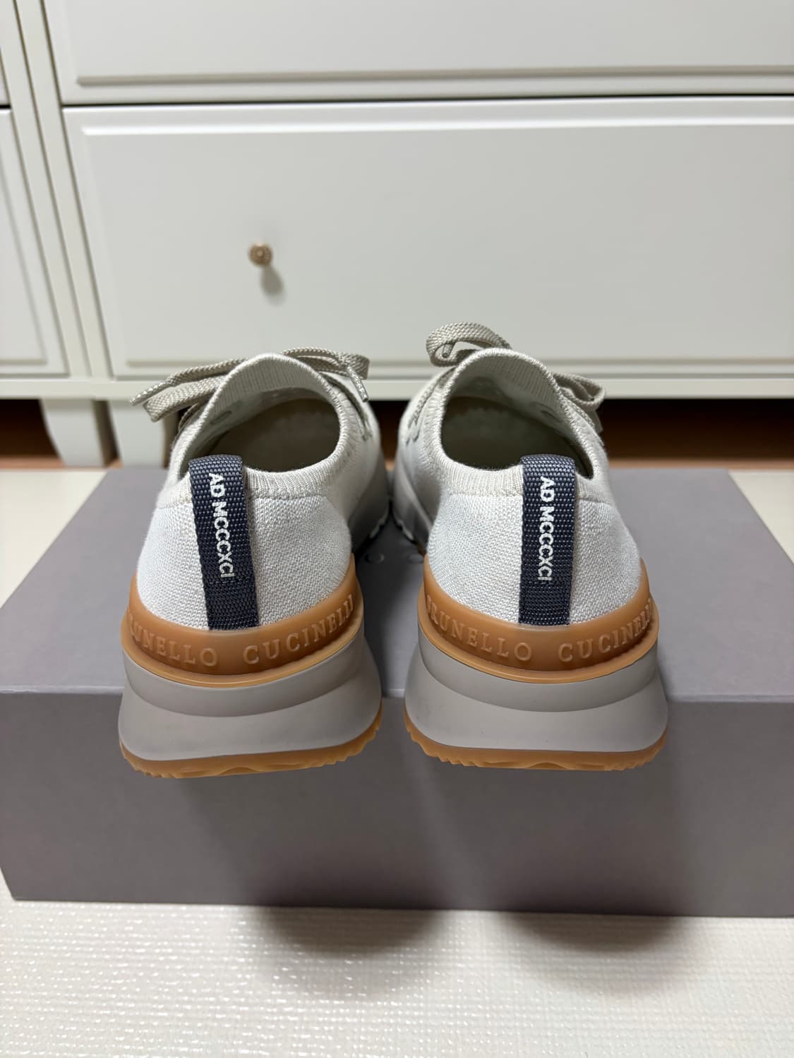 브루넬로 쿠치넬리 니트 스니커즈 상품이미지3