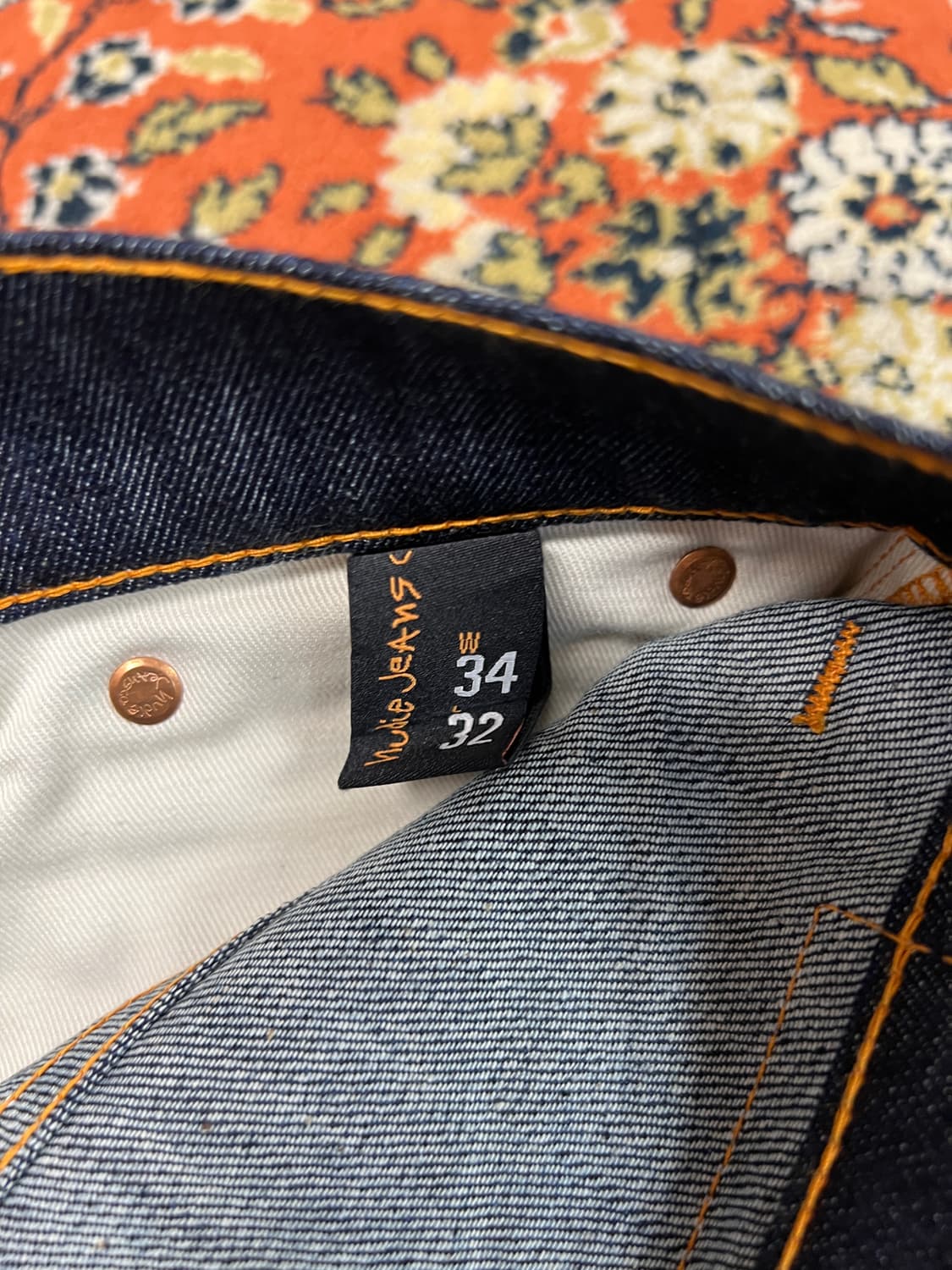 [34] NUDIE JEANS 씬핀 드라이 에크루 엠보 상품이미지4
