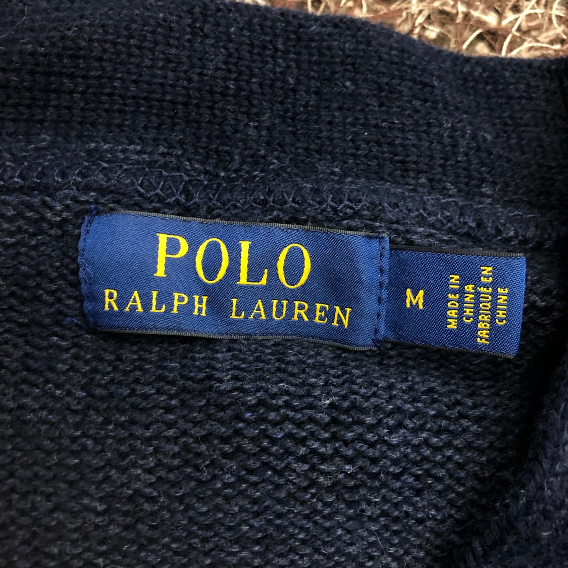 폴로 랄프로렌 레터맨 R패치 가디건  상품이미지4