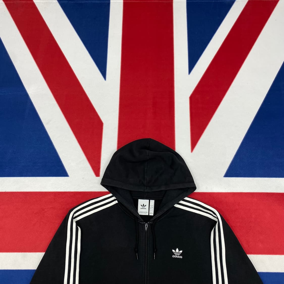 아디다스 후드집업 실측 XL  상품이미지2