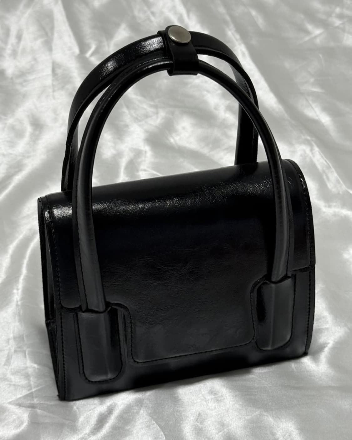 (새상품) 블랙 레더백  상품이미지5