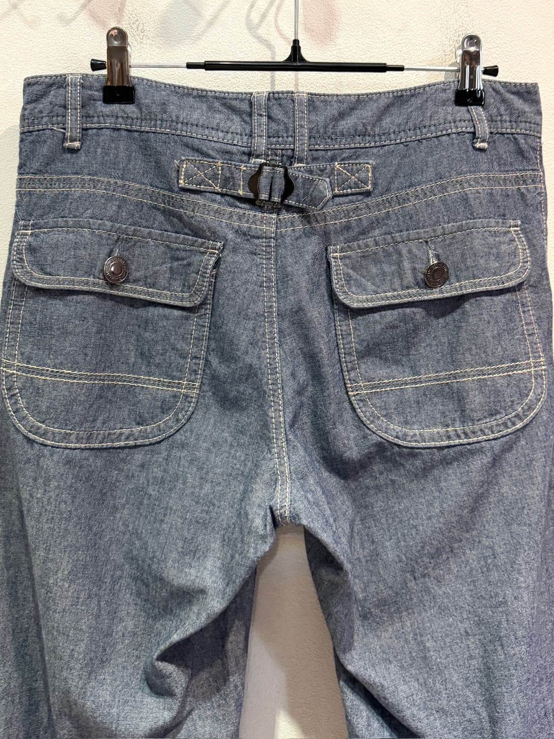 3can4on Chambray Cotton Pants (32) 상품이미지5