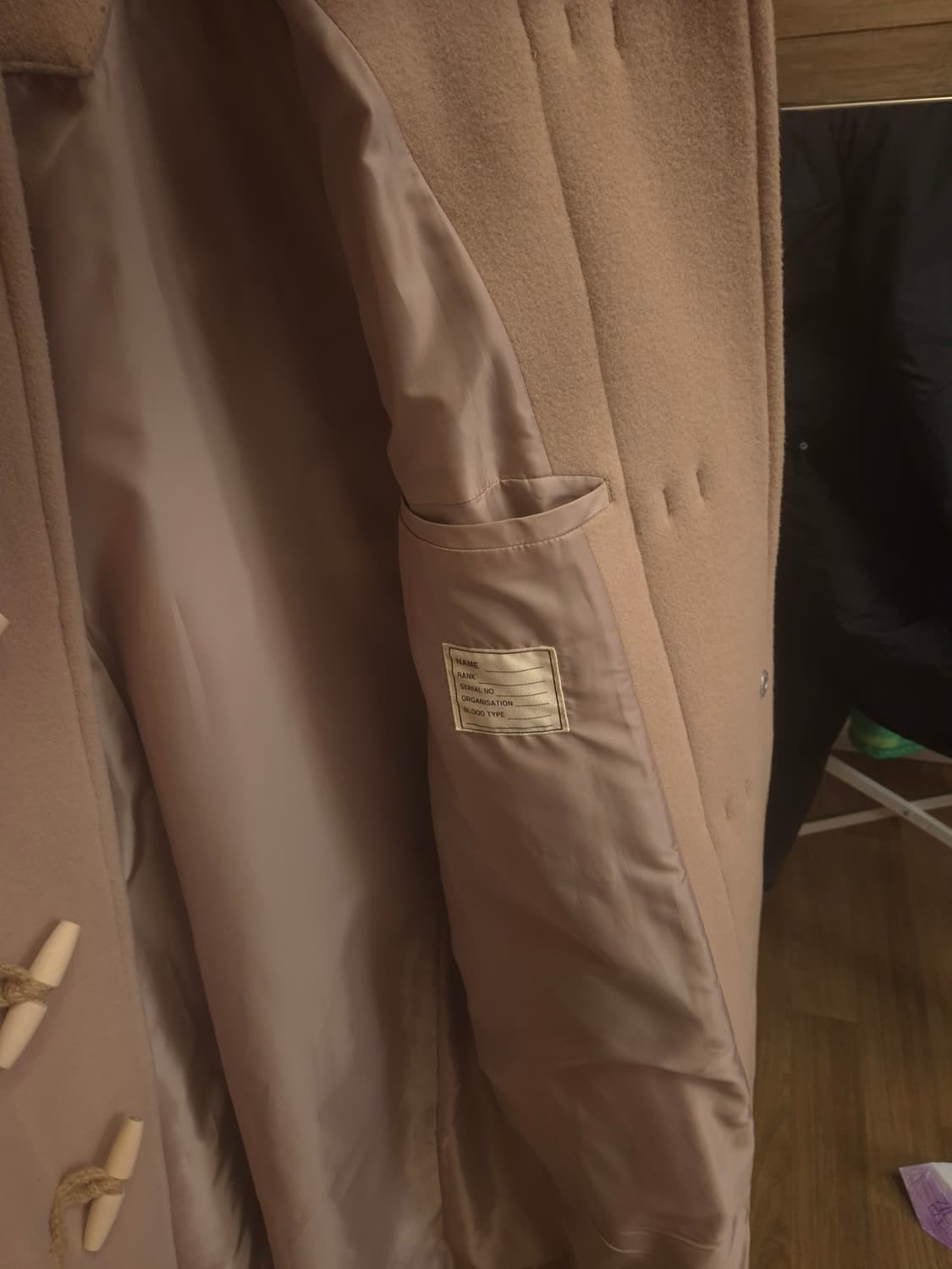 글로버올x SPAO 떡볶이 더플코트 베이지색 105 상품이미지4