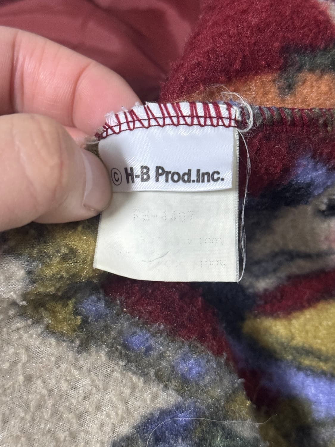 90s ficce 해나 바베라 머틀리 캐릭터 플리스 요시유키코니시 팝아트 상품이미지7