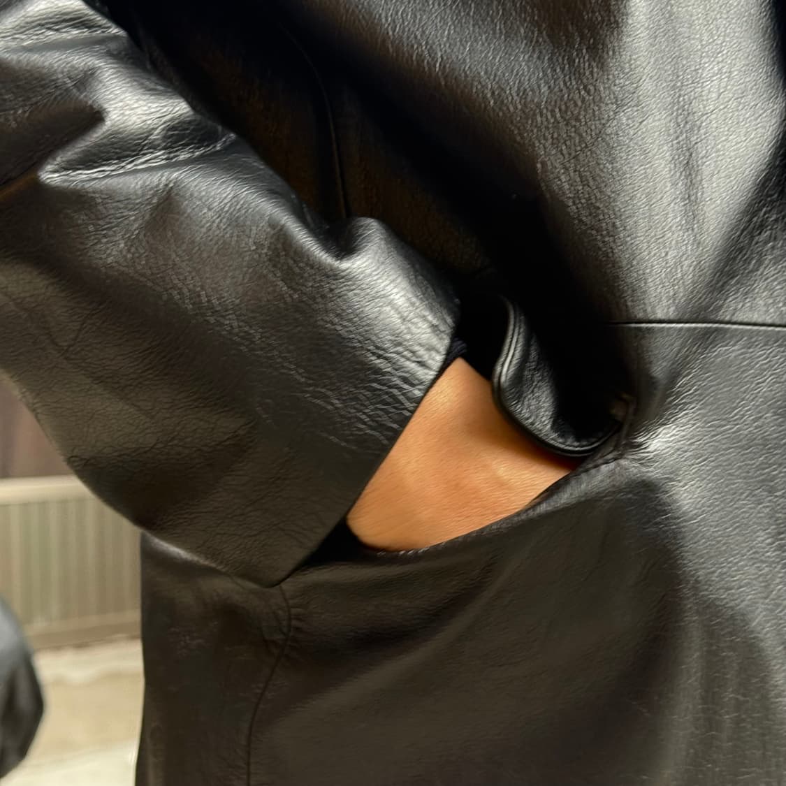 Conad 양가죽 테일러드 자켓 100-105 상품이미지9