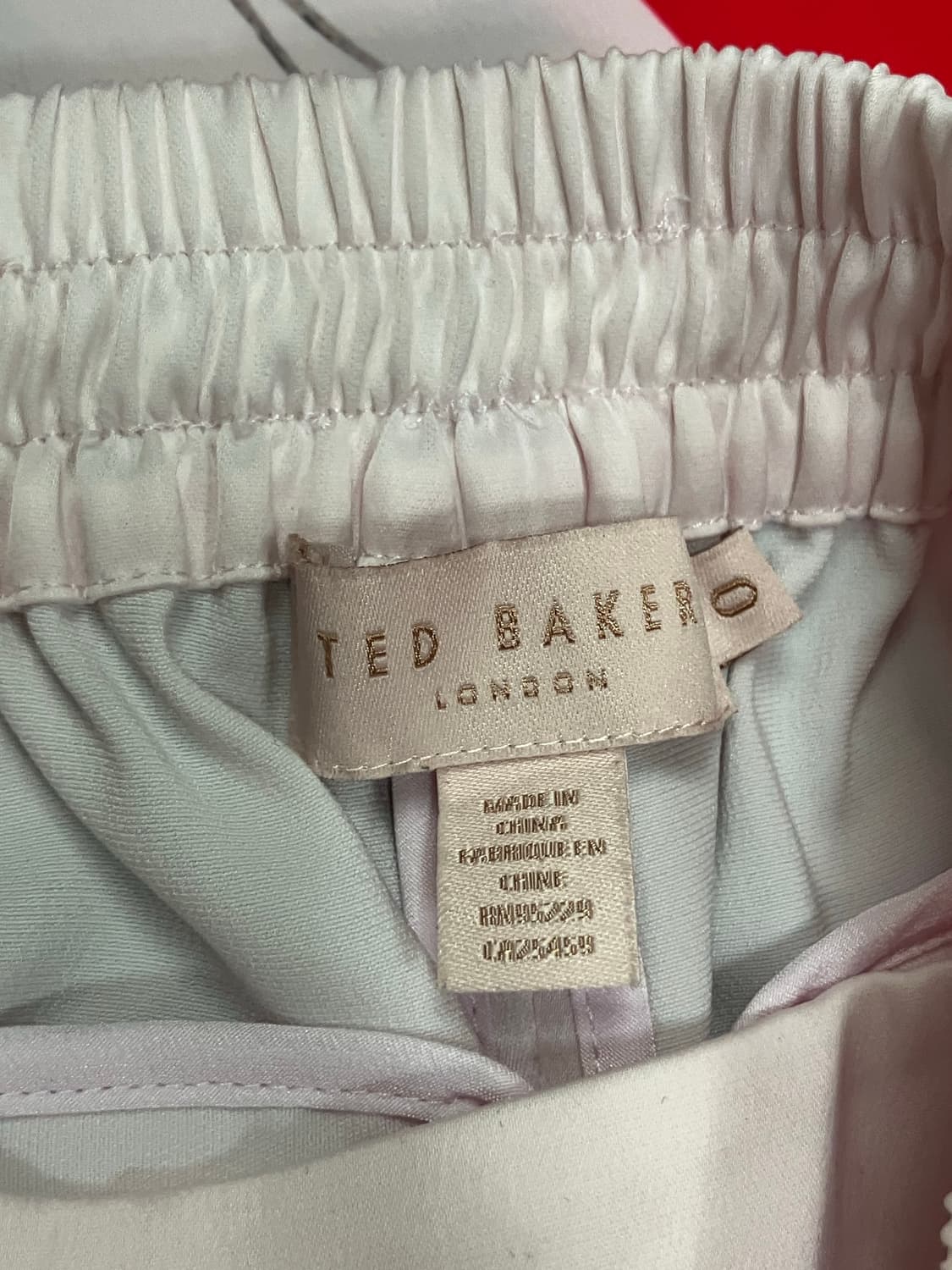 테드 베이커 실크 프린팅 팬츠 XS 상품이미지5