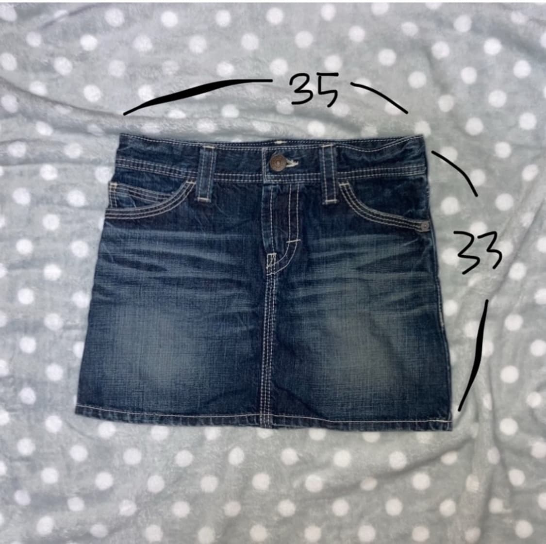 리바이스 로우라이즈 미니스커트 치마 상품이미지3