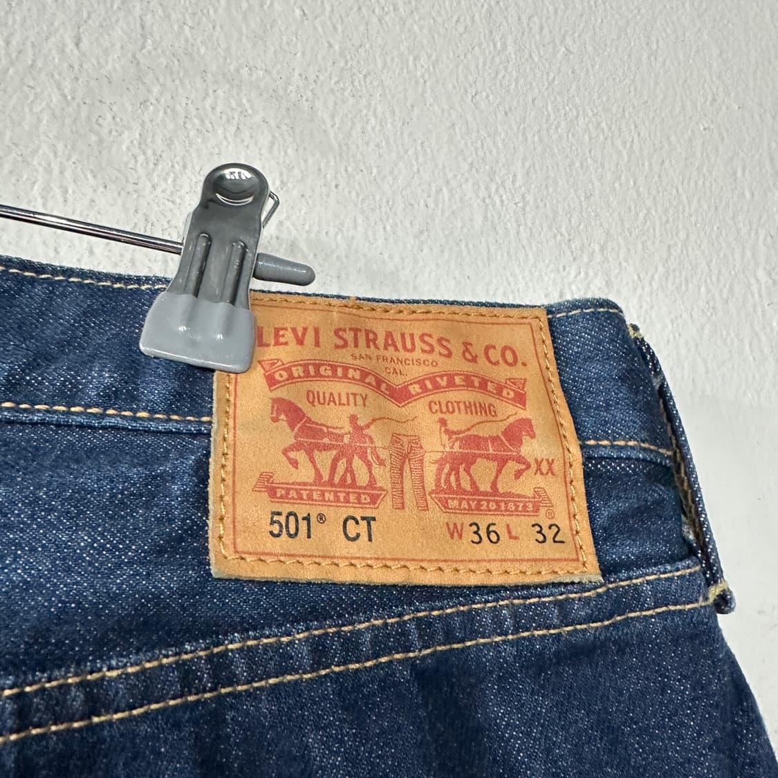 리바이스501CT 데님 청바지 36 상품이미지3