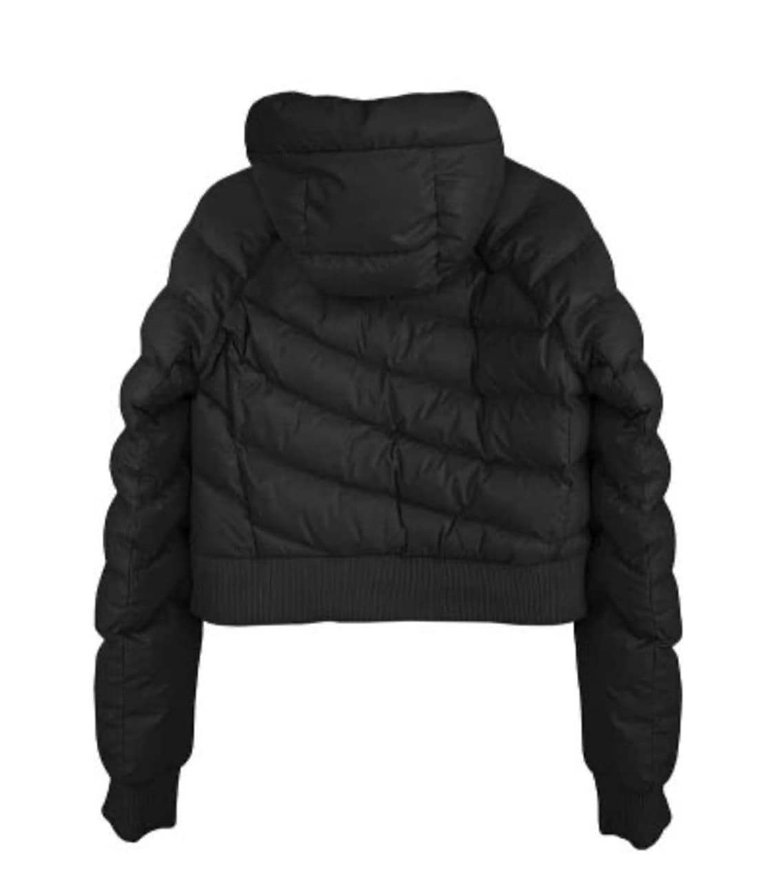 애즈온 숏푸퍼 자켓 블랙 Short Puffer Jacket 상품이미지2