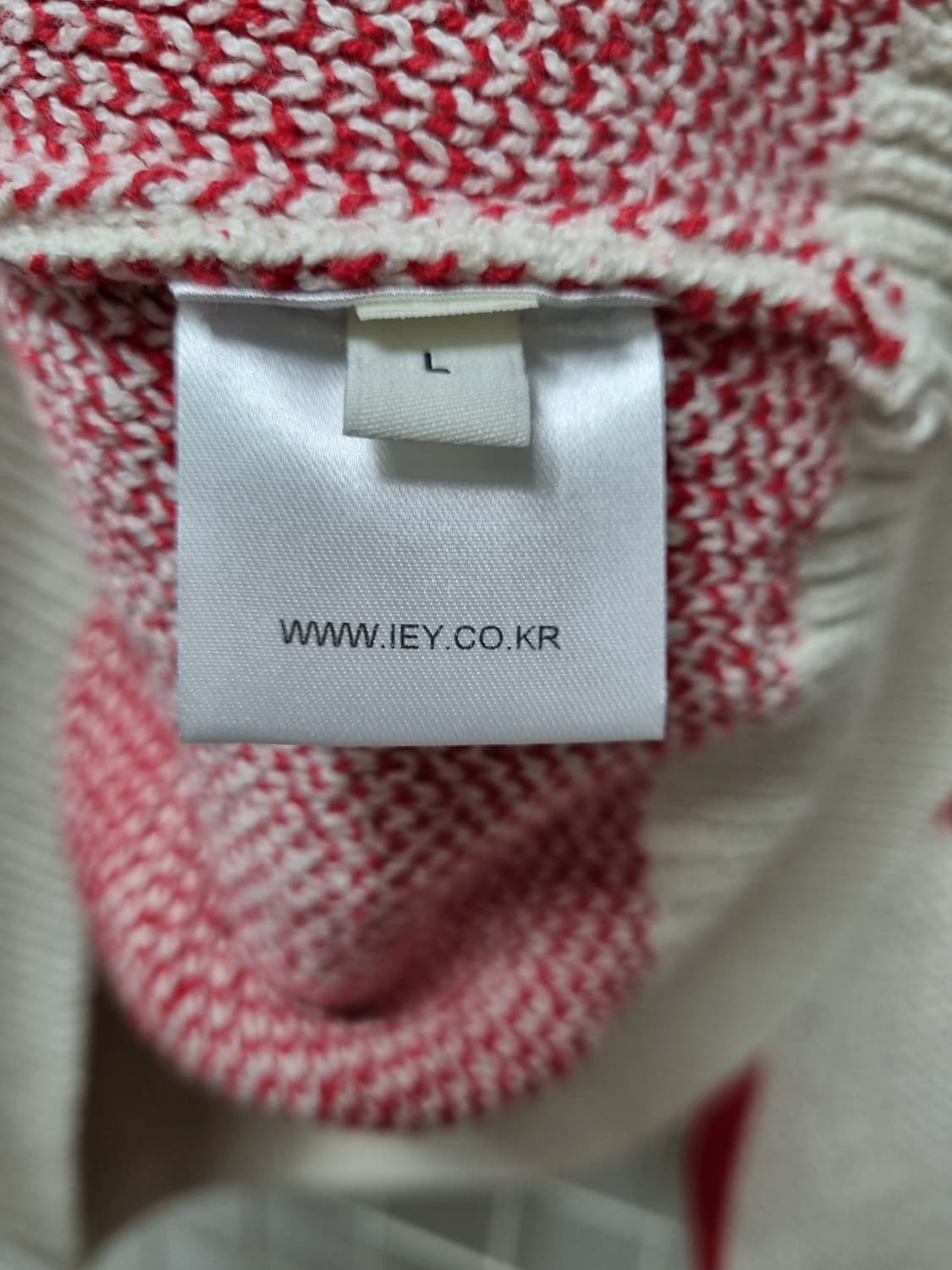 (새상품) IEY 이에이 오버핏 니트 L 상품이미지7