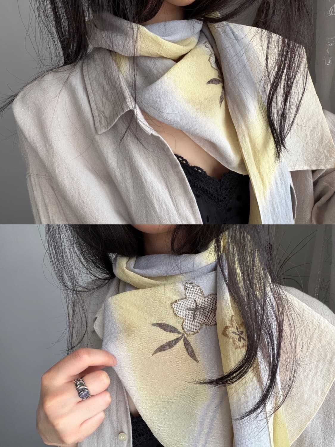 flower point scarf 상품이미지9