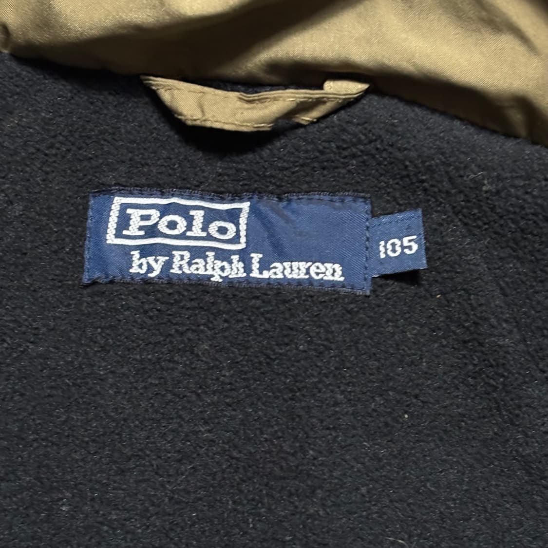 Polo Ralph Lauren 폴리쉘 카키 베이지 하이넥 해링턴 자켓 상품이미지3