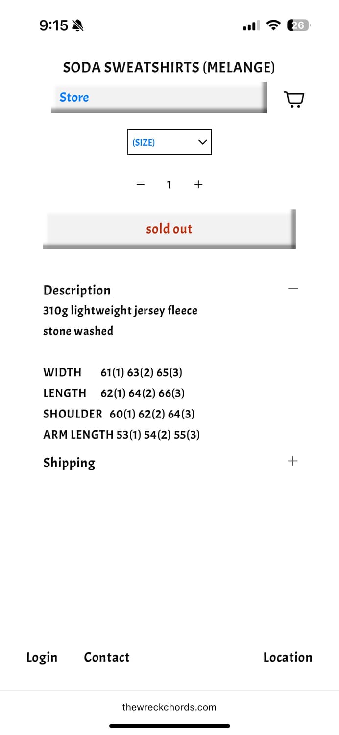 뤡코즈 소다 스웻 멜란지 1 상품이미지2