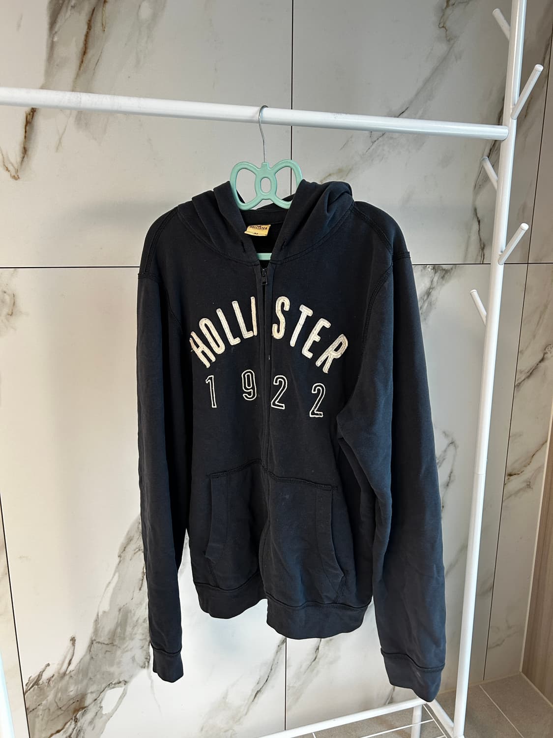 홀리스터 네이비 후드집업 XL 상품이미지1