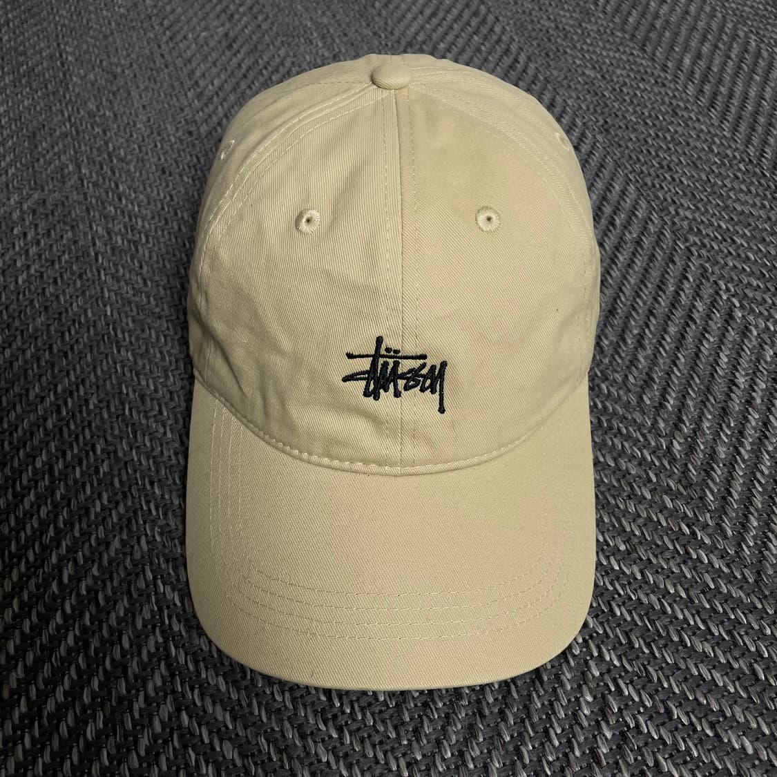 스투시 스탁 로고 베이지 볼캡o 4317 상품이미지1
