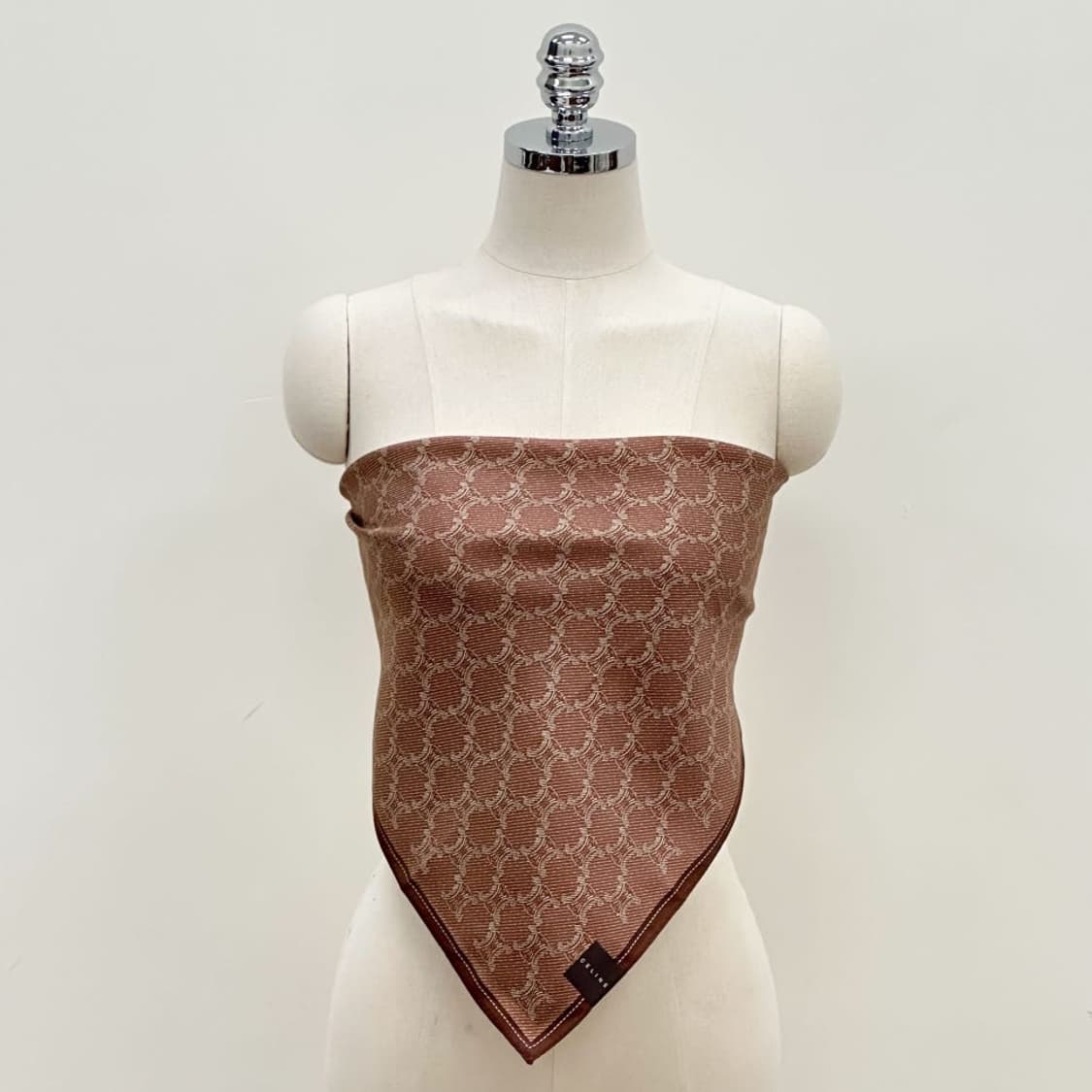 (새상품) celine / 셀린느 실크혼방 쁘띠스카프 상품이미지7