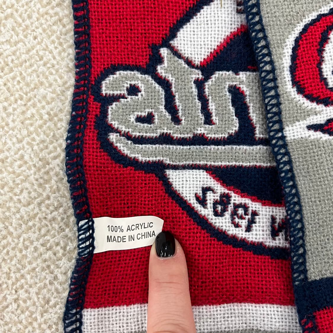 실측확인 롯데 자이언츠 머플러 목도리 0127M2 상품이미지2