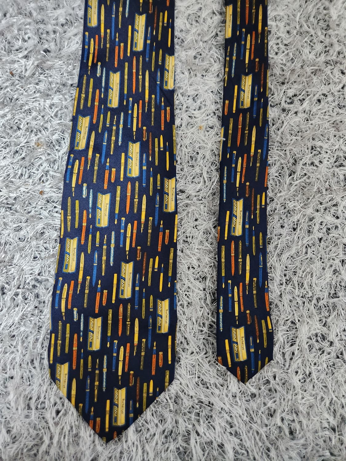 버버리Burberry 클래식 만년필 패턴 넥타이 Free - N10 상품이미지2