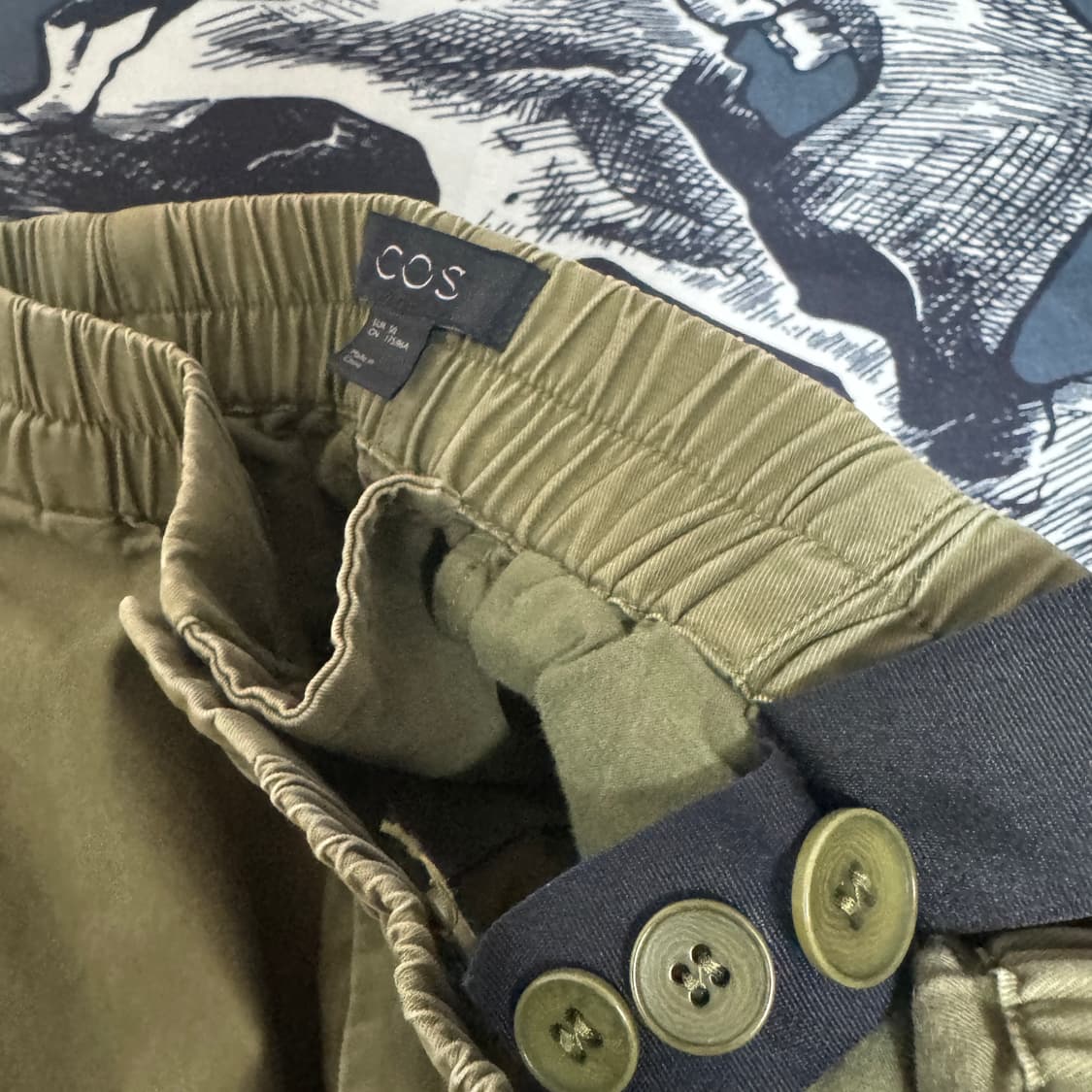 cos 코스 와이드핏 9부 팬츠 50(XL)사이즈 상품이미지3