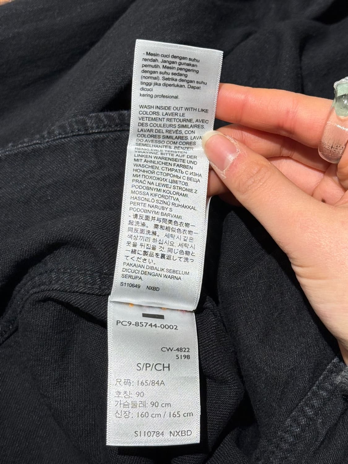 리바이스 블랙 데님 바스토우 웨스턴 셔츠 상품이미지10