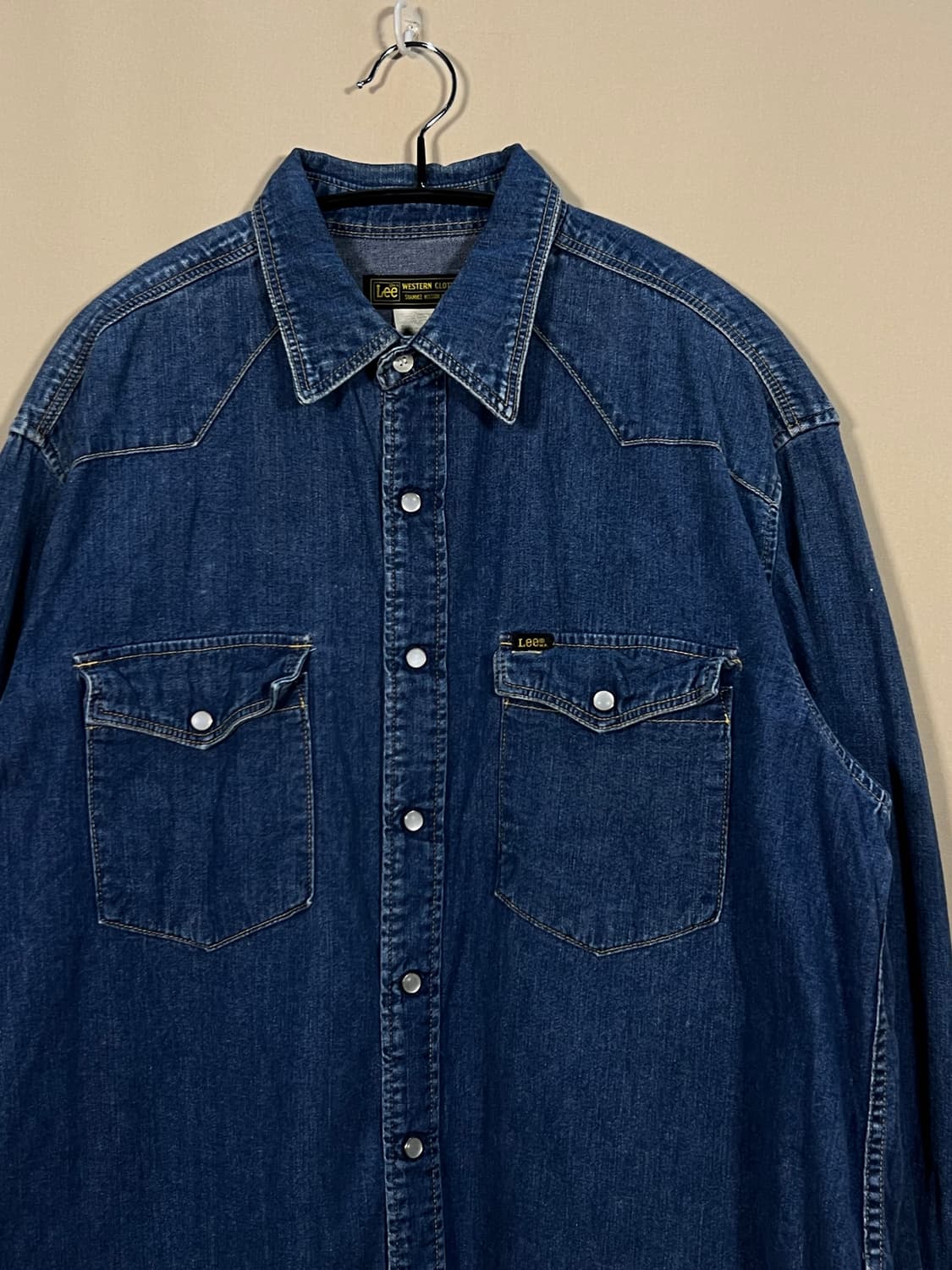 LEE 90s USA 데님 웨스턴 셔츠 처분  상품이미지2