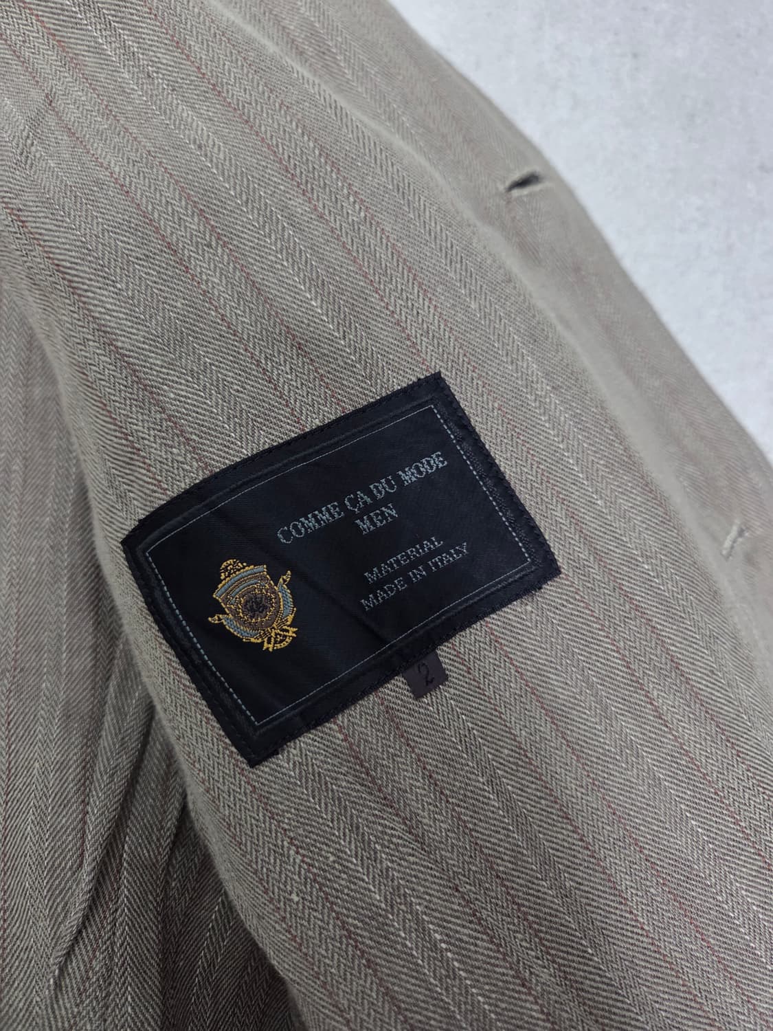 꼼사듀모드 맨(COMME CA DU MODE) 헤링본 3버튼 자켓 상품이미지5