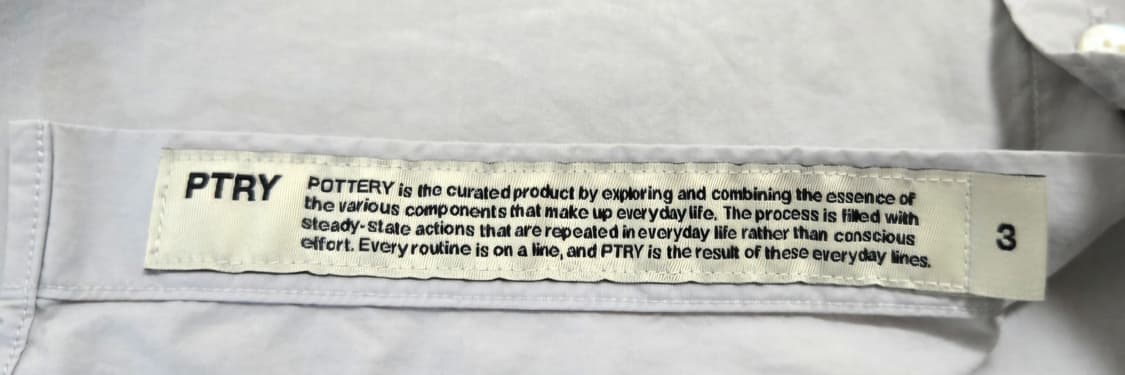 포터리 삭스블루 반팔 셔츠 상품이미지3