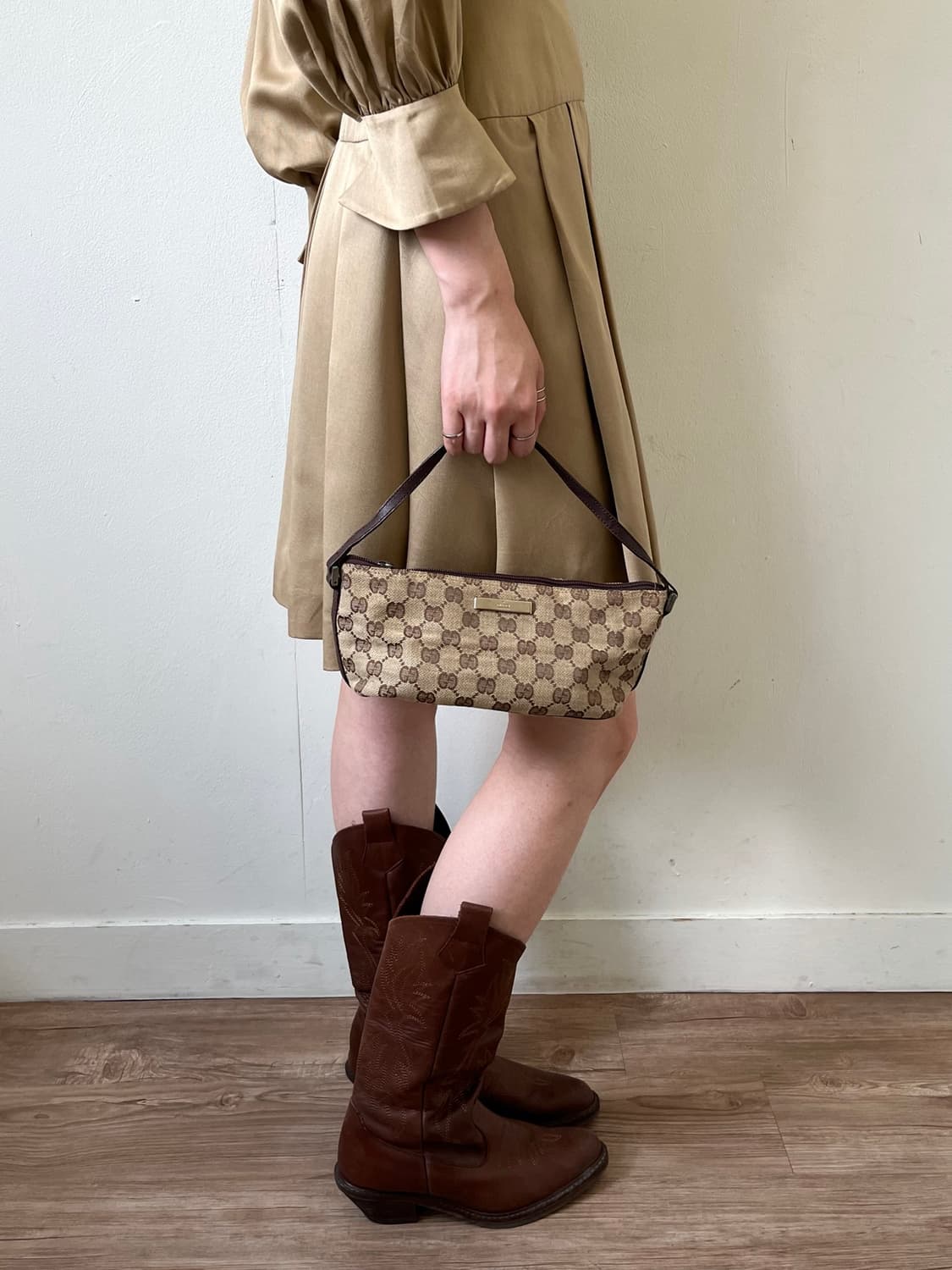 GUCCI GG 로고 캔버스 숄더백 상품이미지10