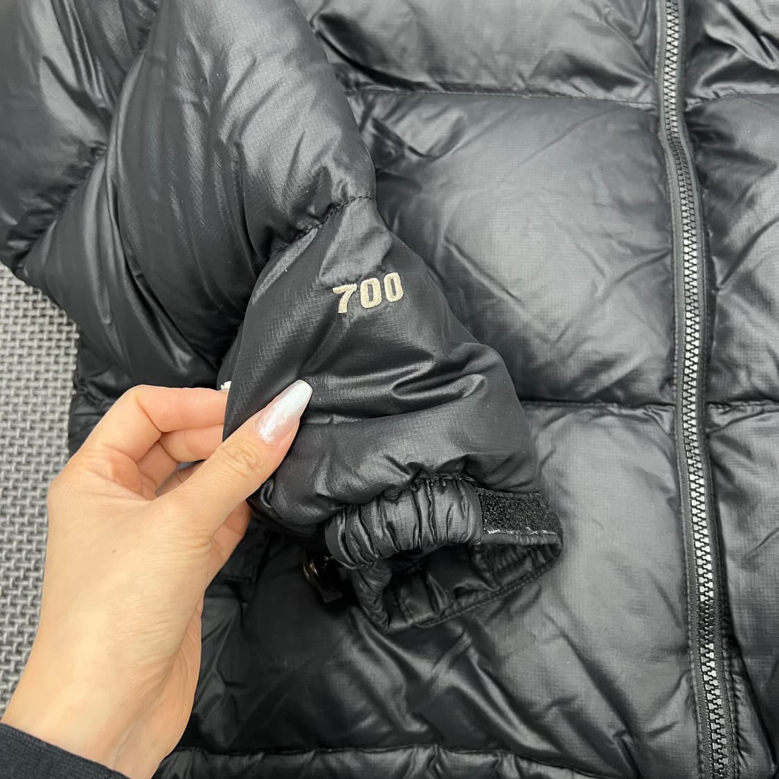 노스페이스 블랙 700 눕시 패딩 95 상품이미지5