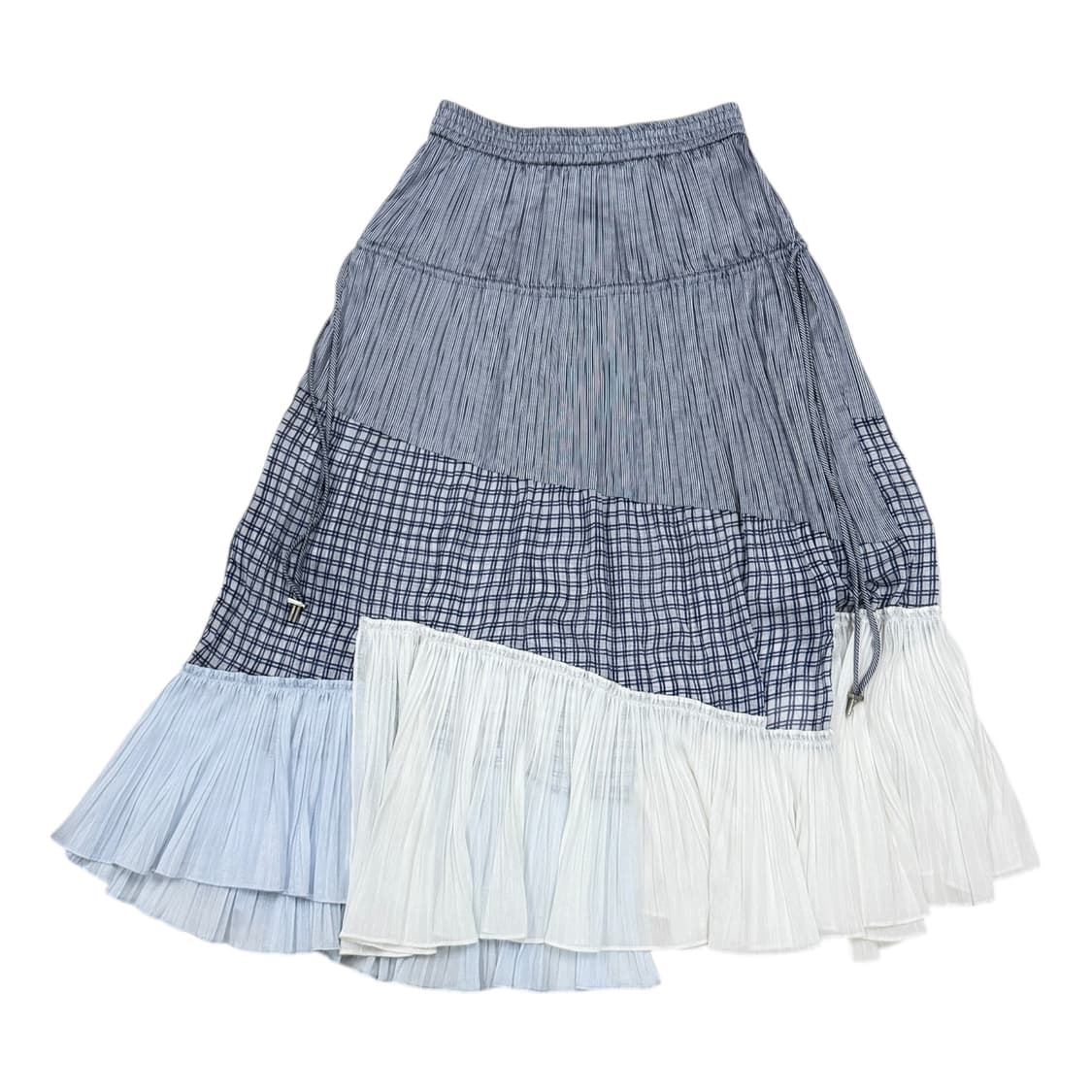 럭키슈에뜨 쉬폰 언발 롱스커트 치마 38 상품이미지1