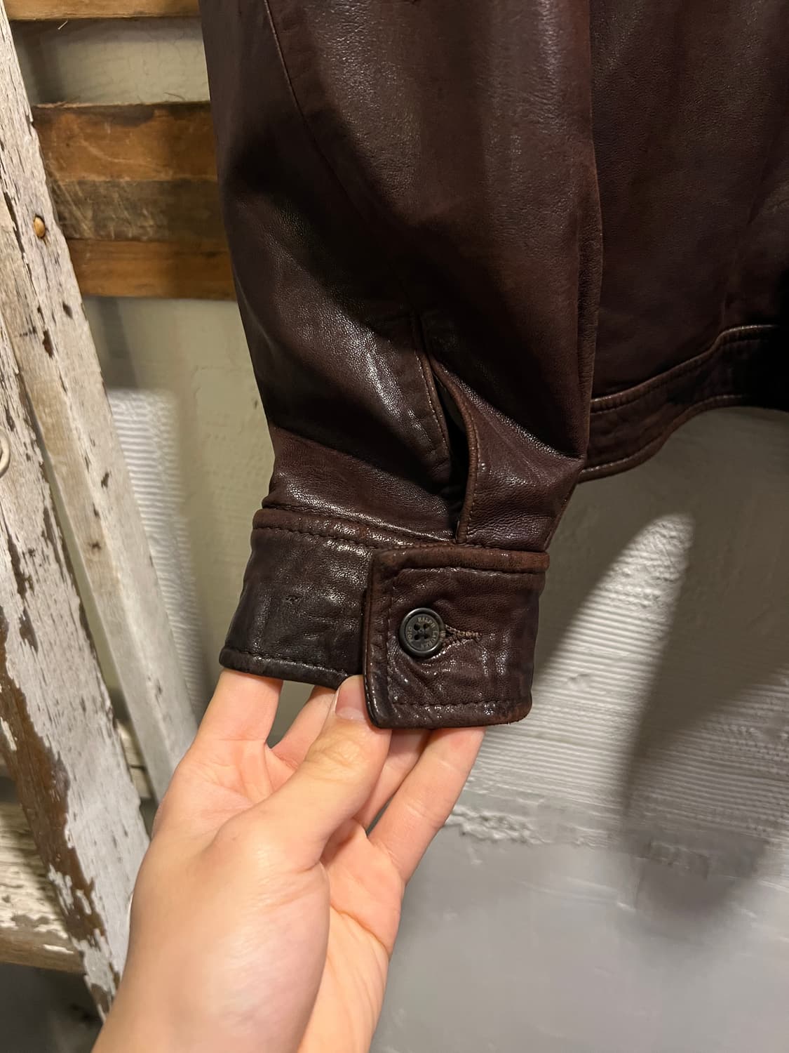 [XL]폴로 랄프로렌 맥스웰 램스킨 레더 자켓 상품이미지7