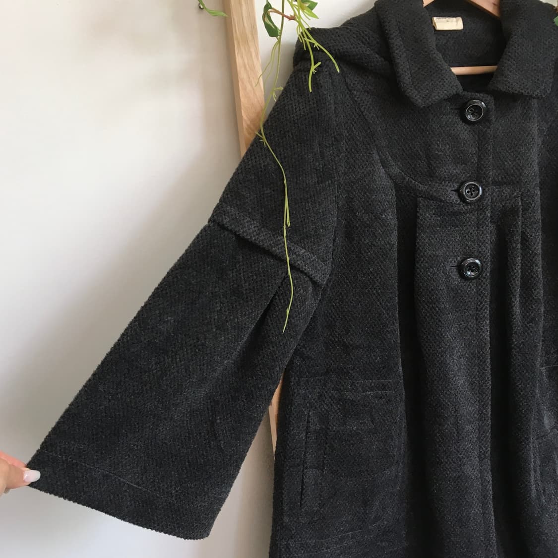 JPN/ 모리걸코트 차콜코트 케이프코트 천사핏코트 둥근카라코트 상품이미지7