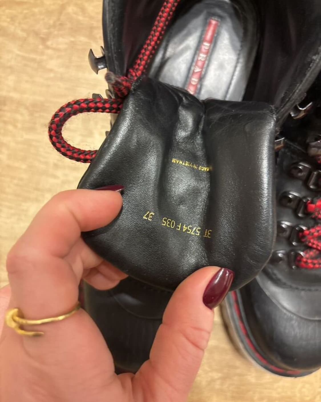 PRADA  프라다 컴뱃부츠(37 사이즈)해외발송 상품이미지8